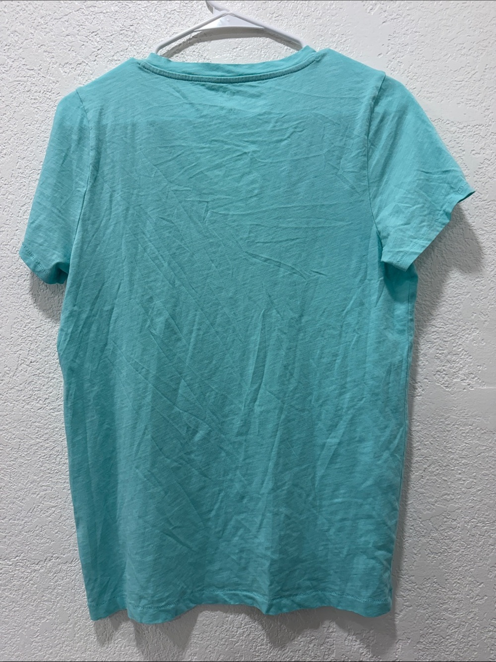 J Crew Slub 3-Pack Solid Color Tee Bundle - Black, Aqua, Blue, Sz L - Picture 5 of 9